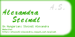 alexandra steindl business card